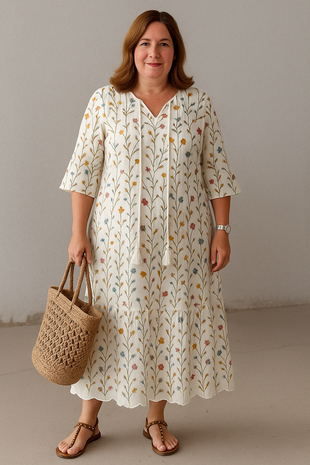 ALICE | Robe Bohème – Coupe Ventre Flatteuse