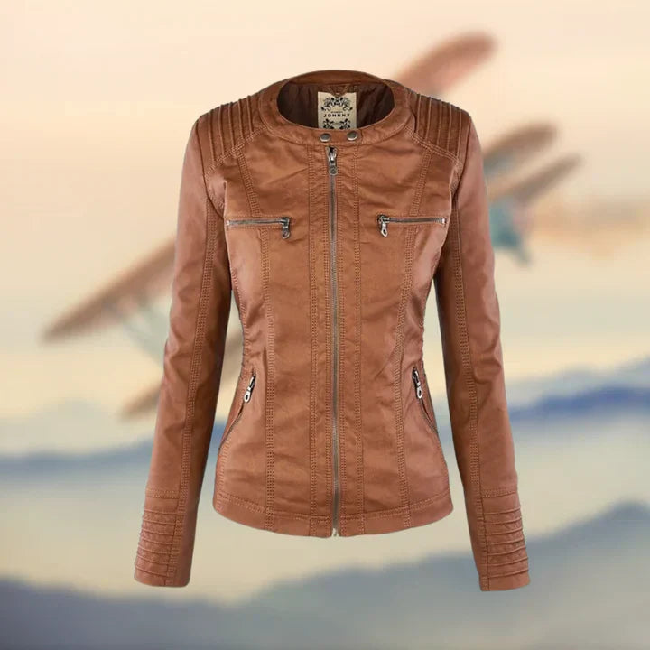 AMELIE | The Elegant and Unique Leather Jacket