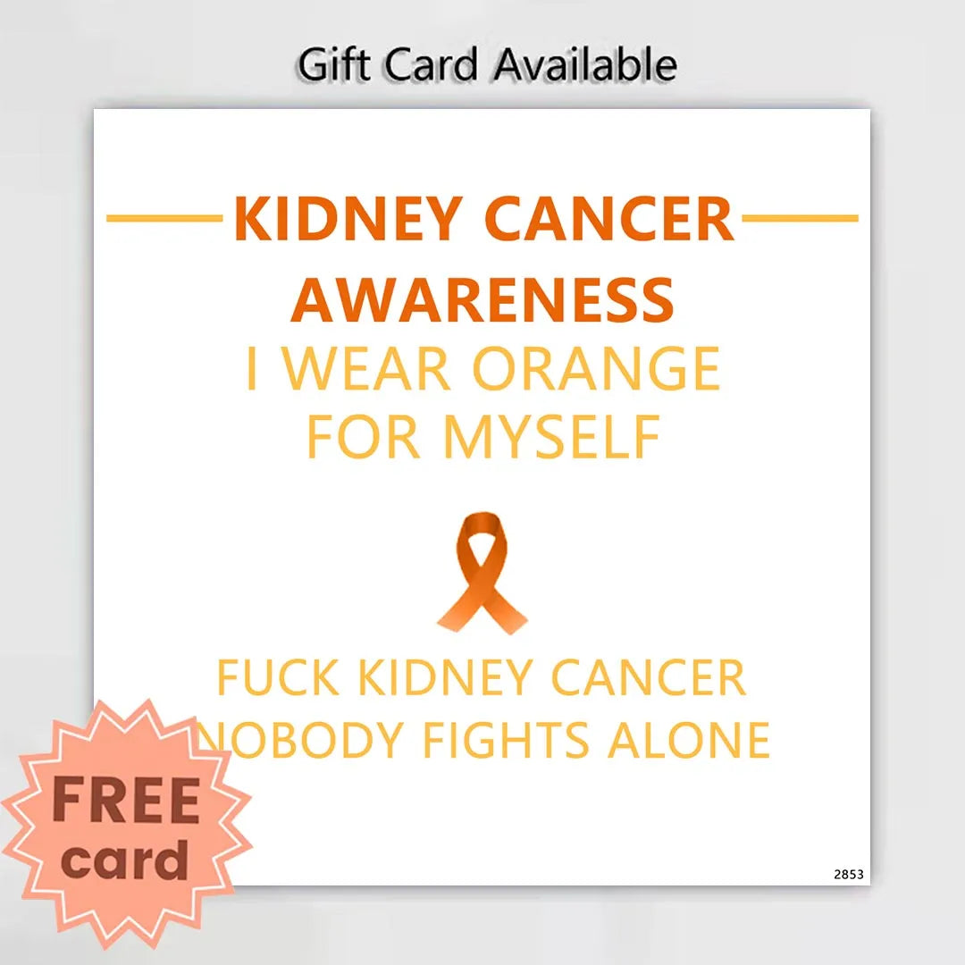 Kidney Cancer Awareness-Minimal Oval Cut Ring