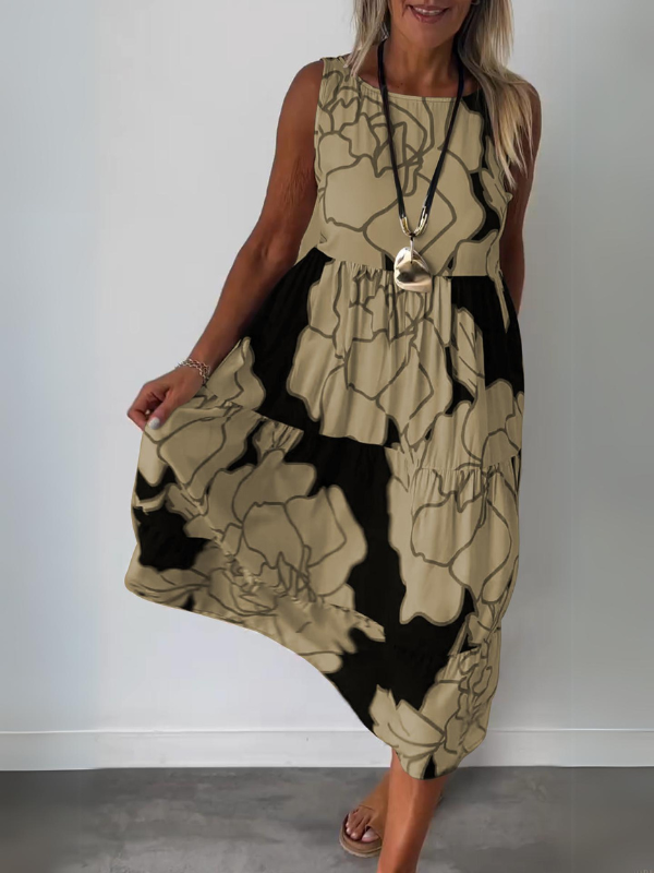 NADINE | Flowing floral print dress, perfect for everyday wear