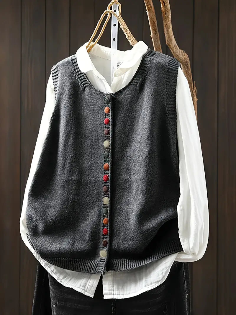 SOFIA | Sleeveless Knitted Vest