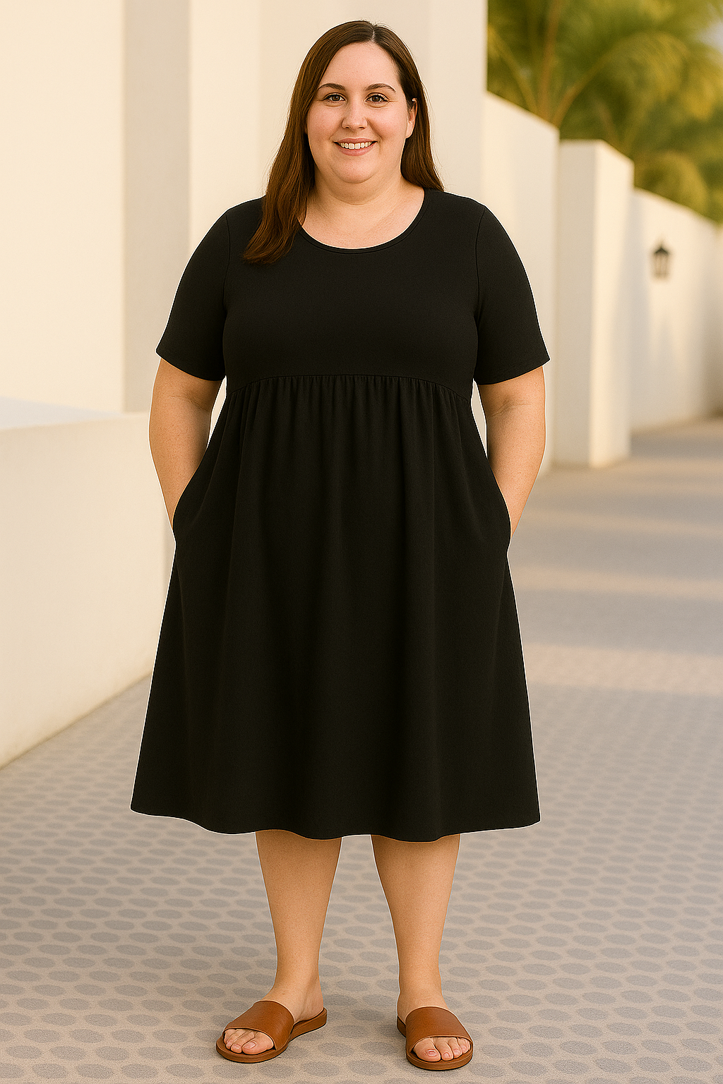 VICTOIRE | Loose Casual Dress – Stomach-Flattering Cut