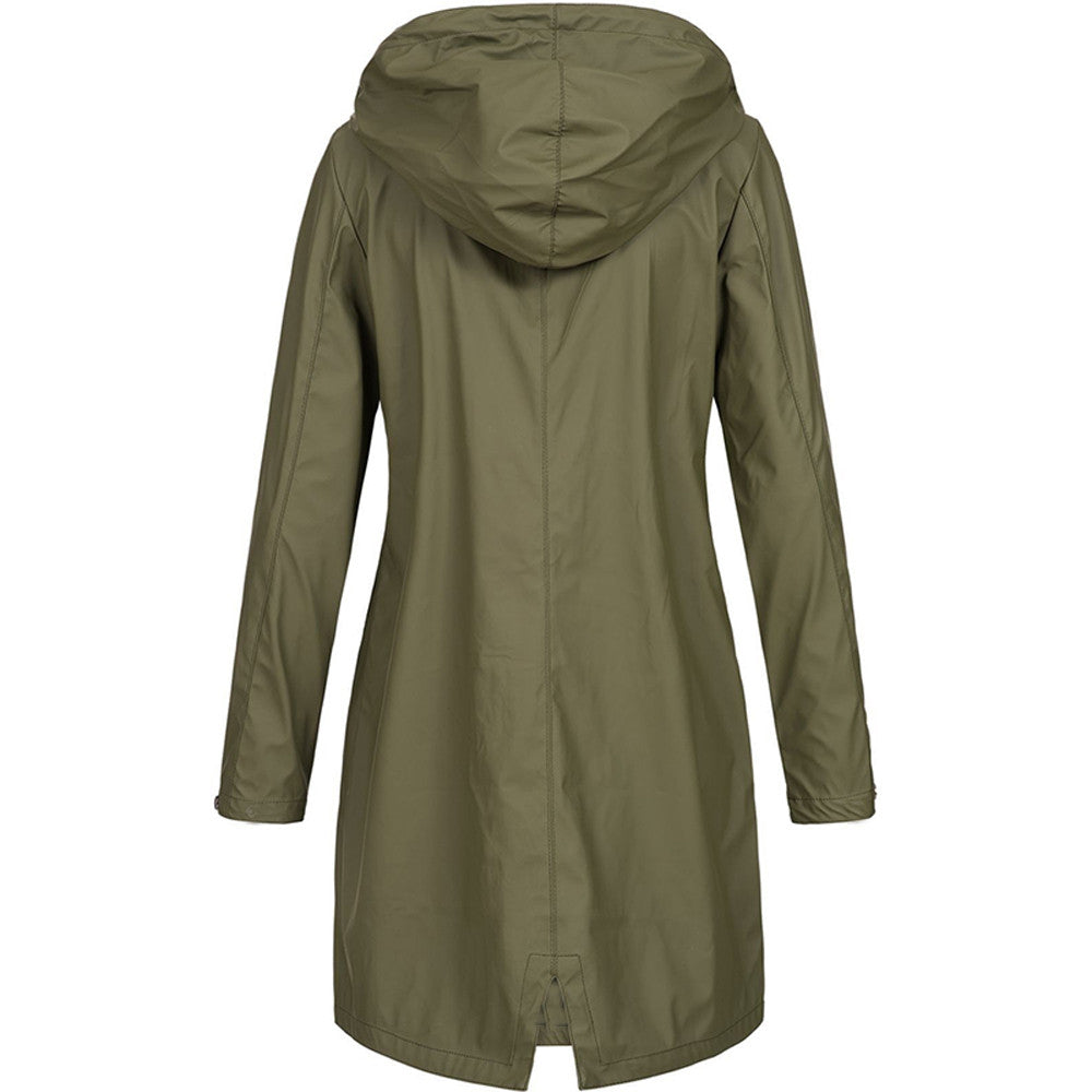 ROSAMUNDE | Women's Long Waterproof Raincoat