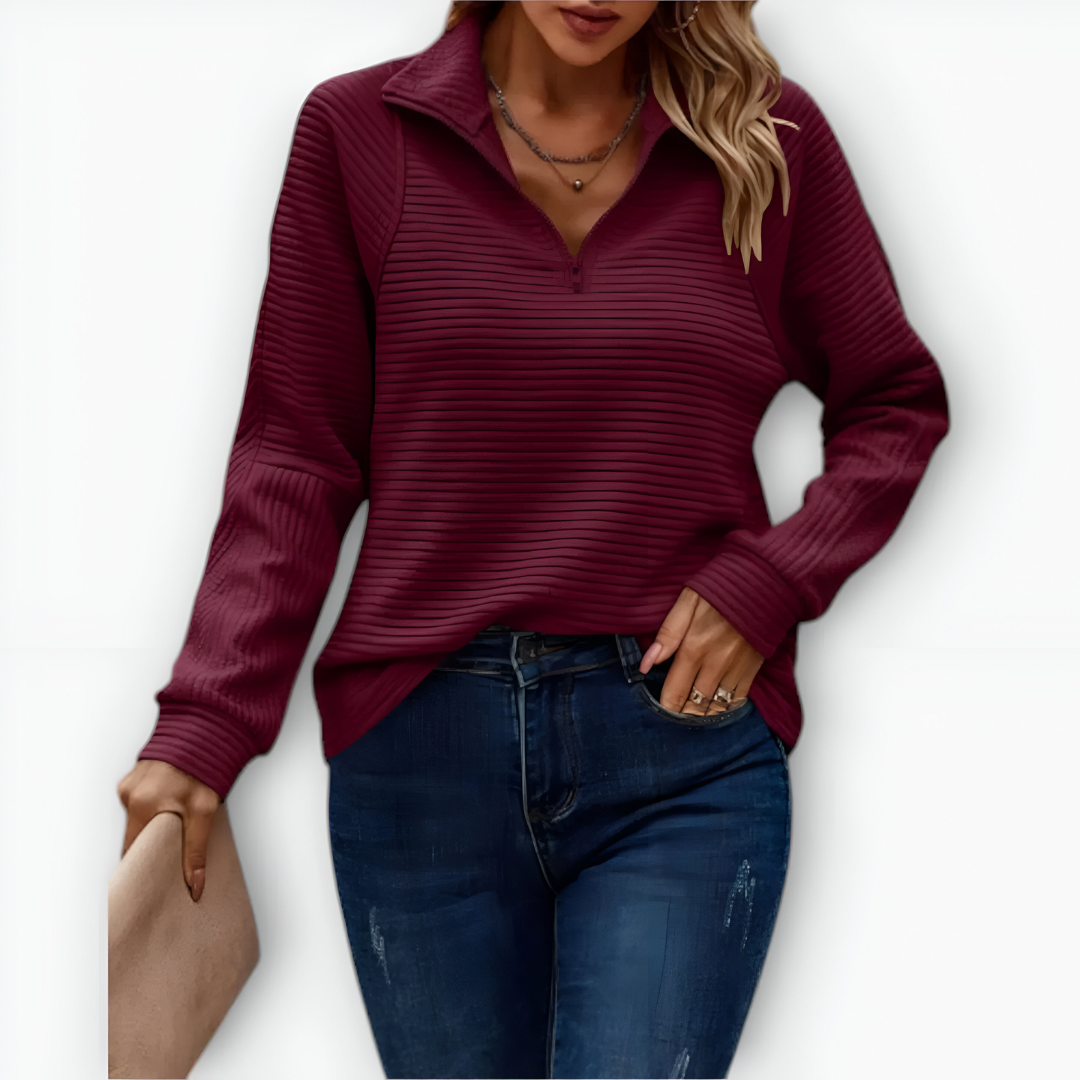 MASHA | Half-zip sweater