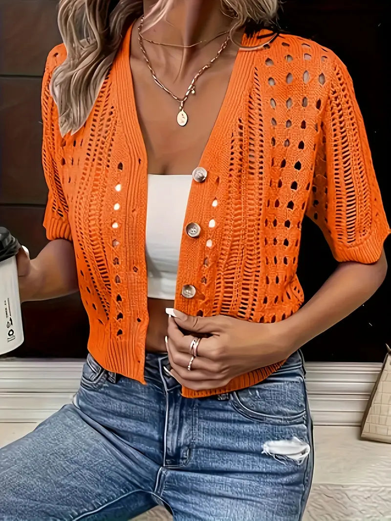 KRISTA | Cardigan with Button Front