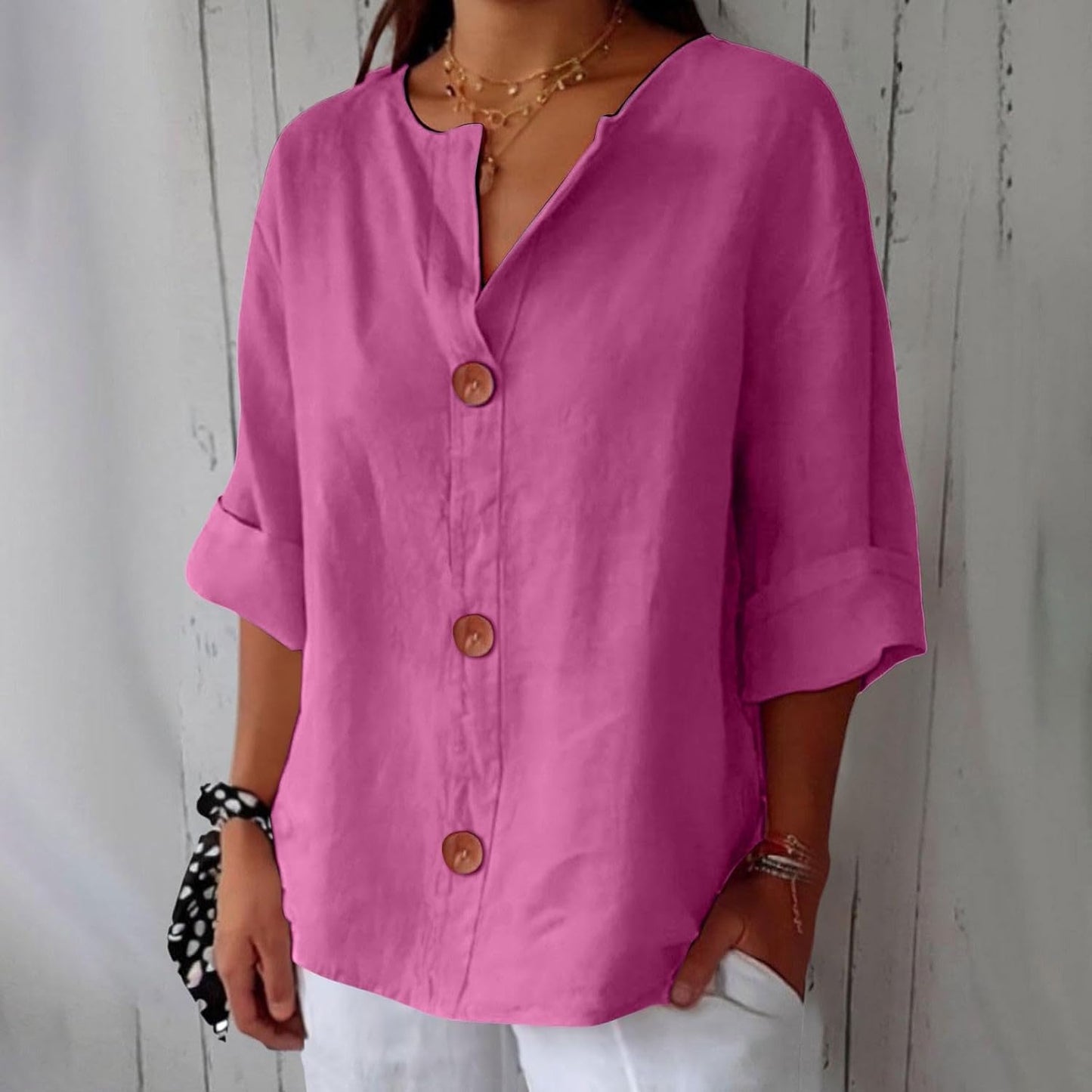 MAEVE | V-Neck Shirt