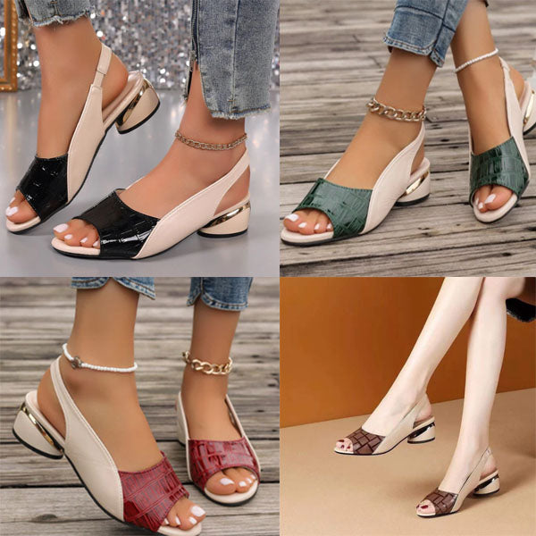 Stylish, Comfortable Women’s Chunky Heel Sandals