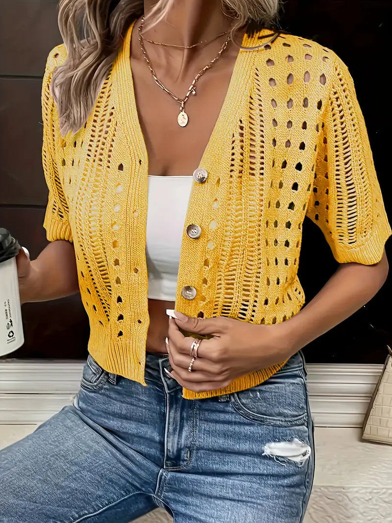 KRISTA | Cardigan with Button Front