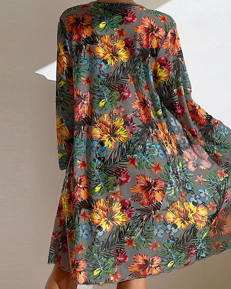 GLENDA | Bikini with Floral Skirt