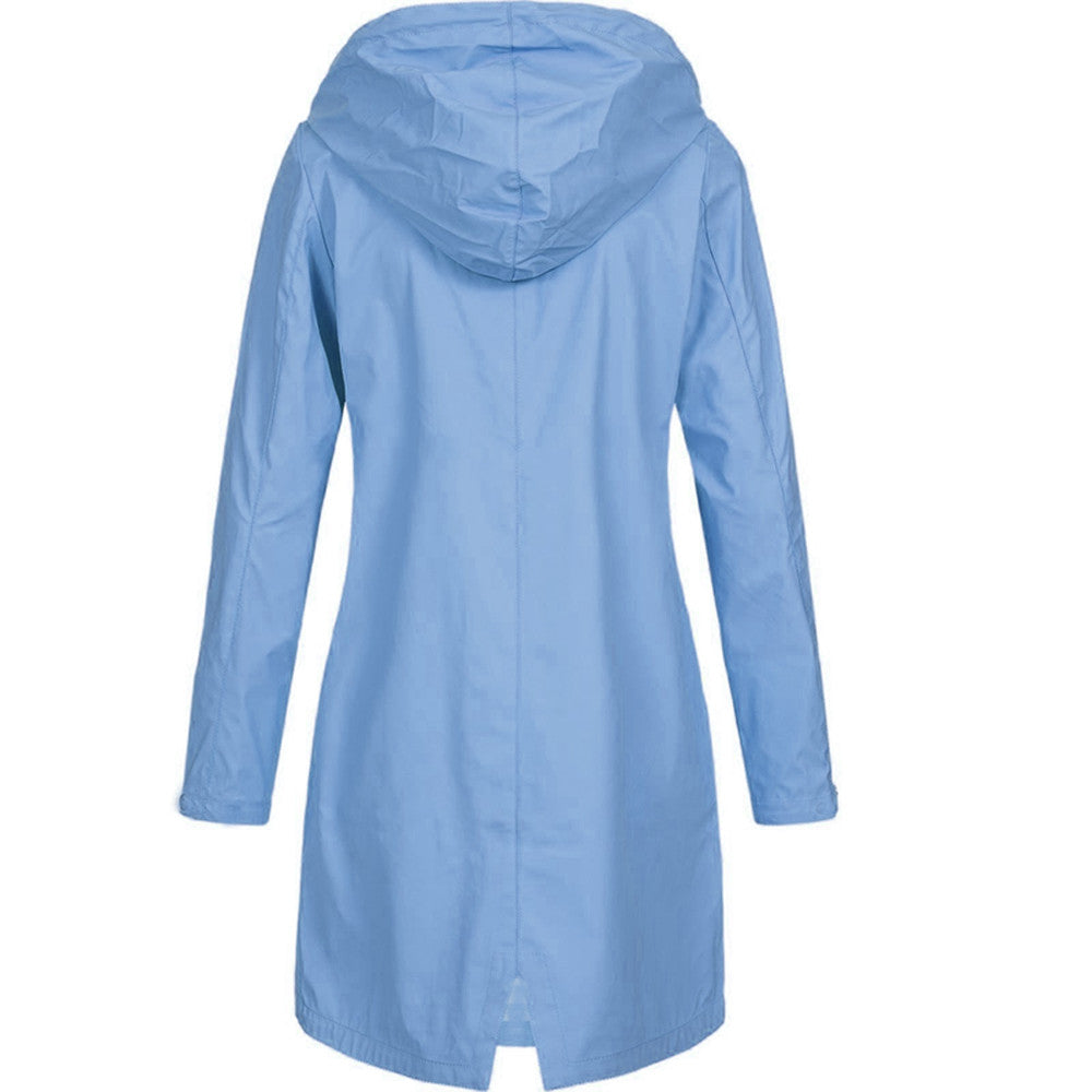 ROSAMUNDE | Women's Long Waterproof Raincoat