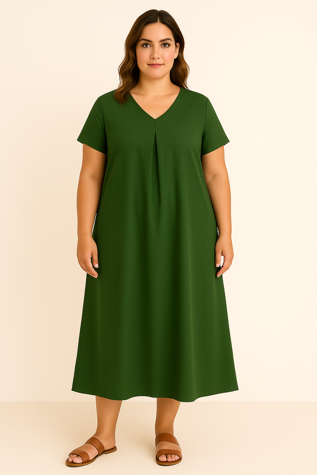 EMMA | V-Neck Dress with a Flattering Fit