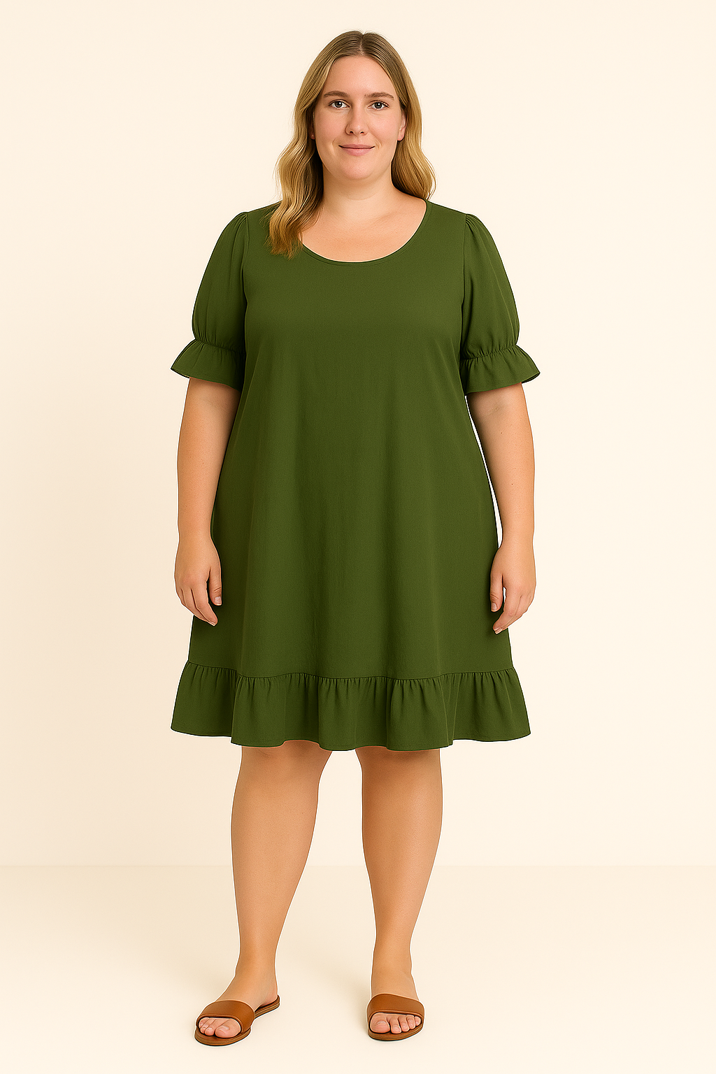 GABRIELLE | Summer Dress with Stomach-Flattering Cut