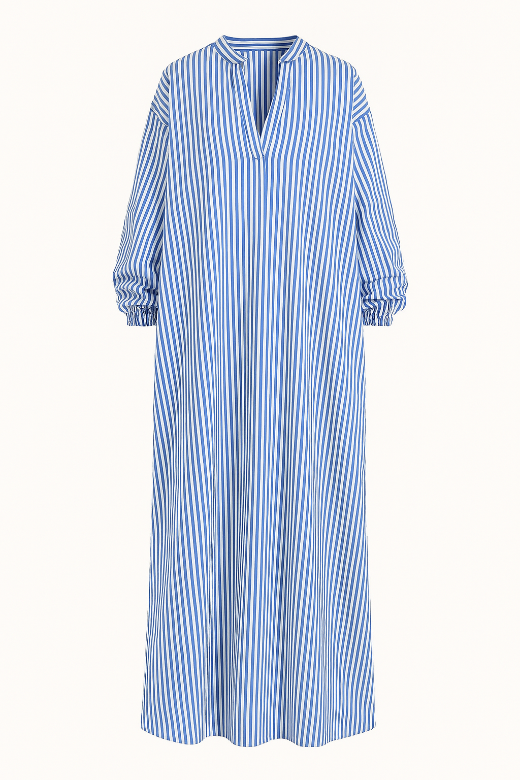 ANAÏS | Long Striped Dress with Flattering Fit