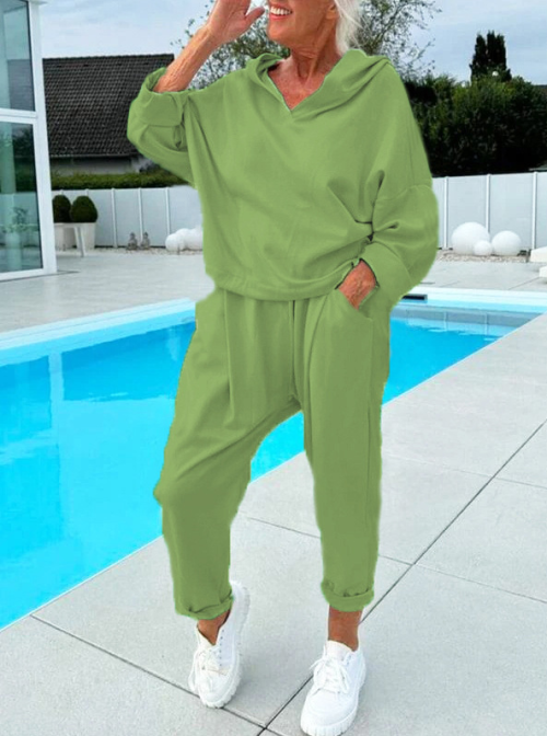 Hazel | Cozy Hooded Sweatshirt Set