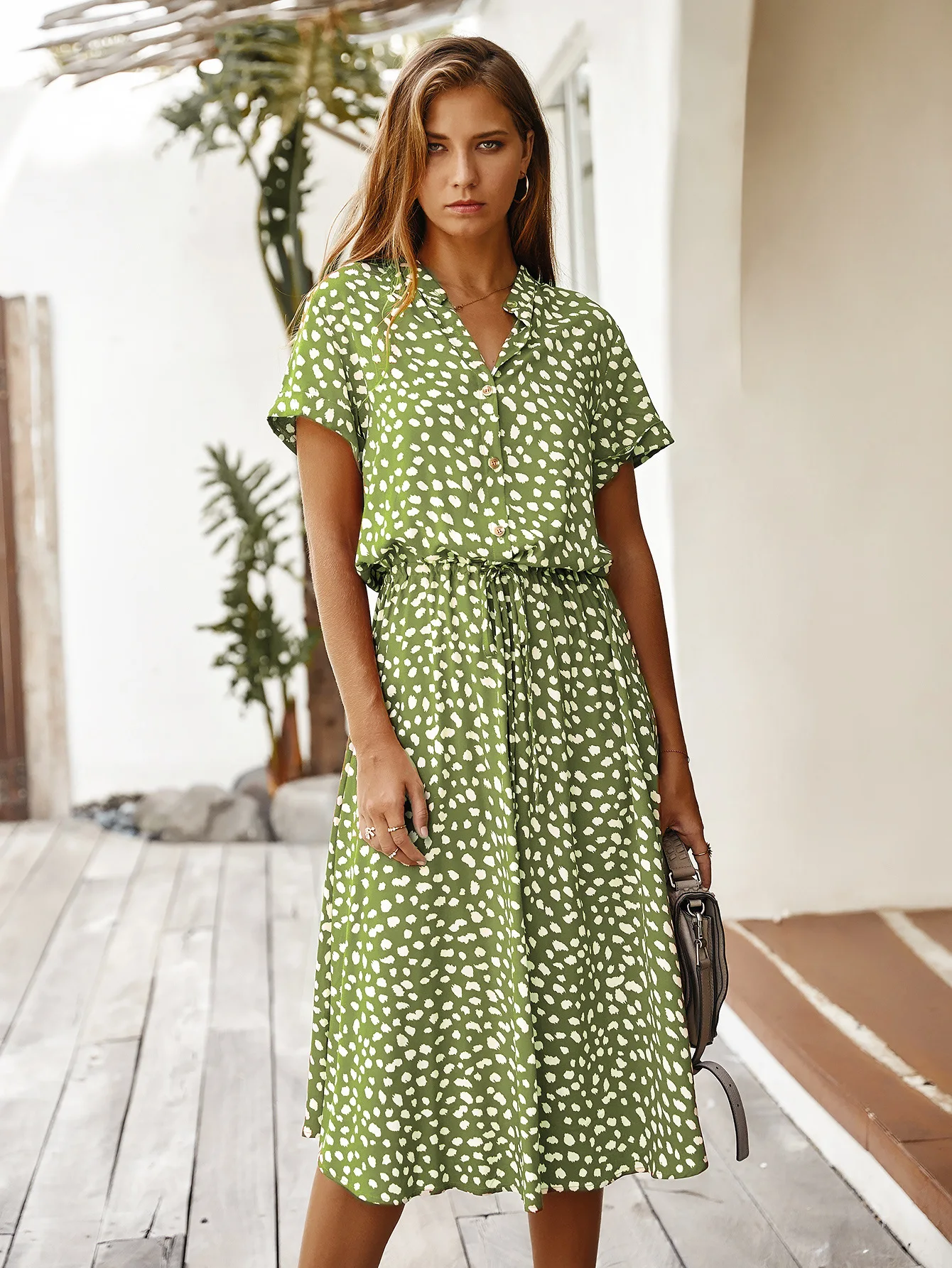 LUNA | Summer shirt-style dress