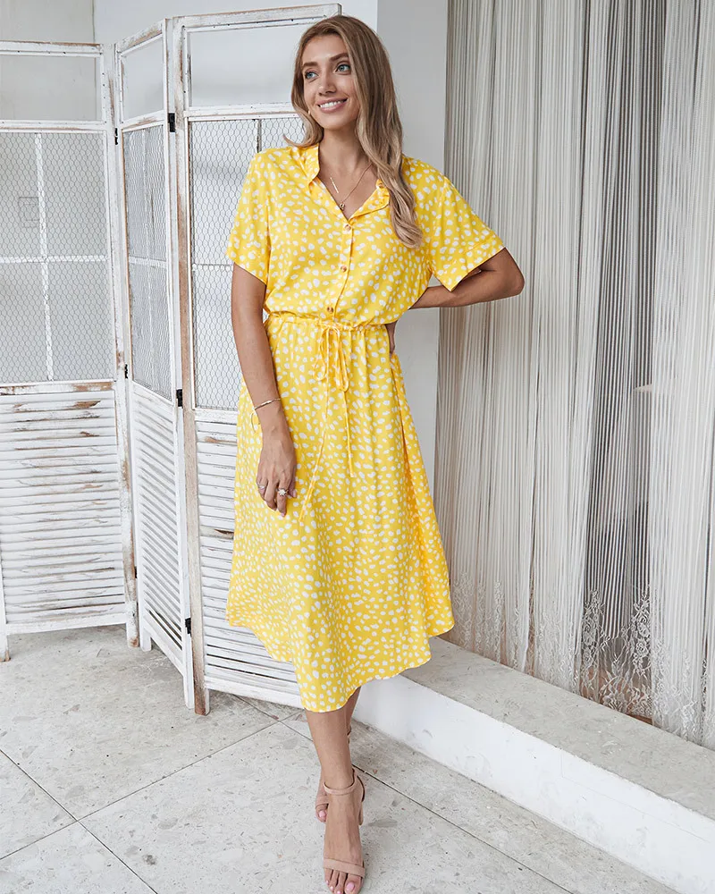 LUNA | Summer shirt-style dress