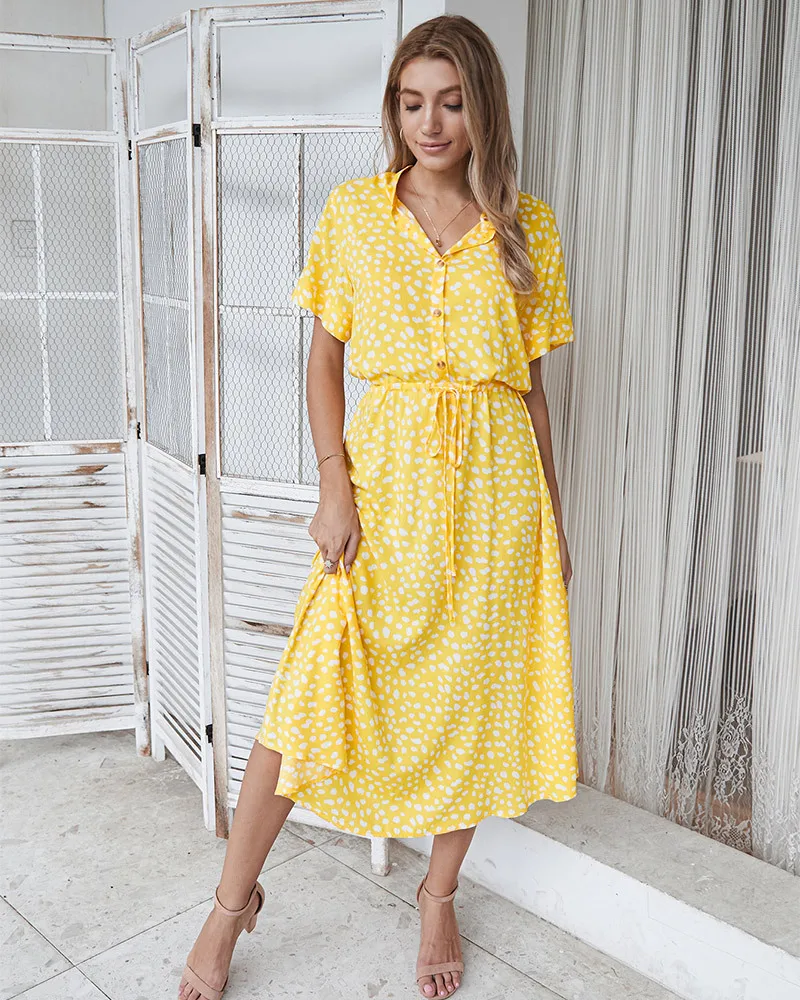 LUNA | Summer shirt-style dress