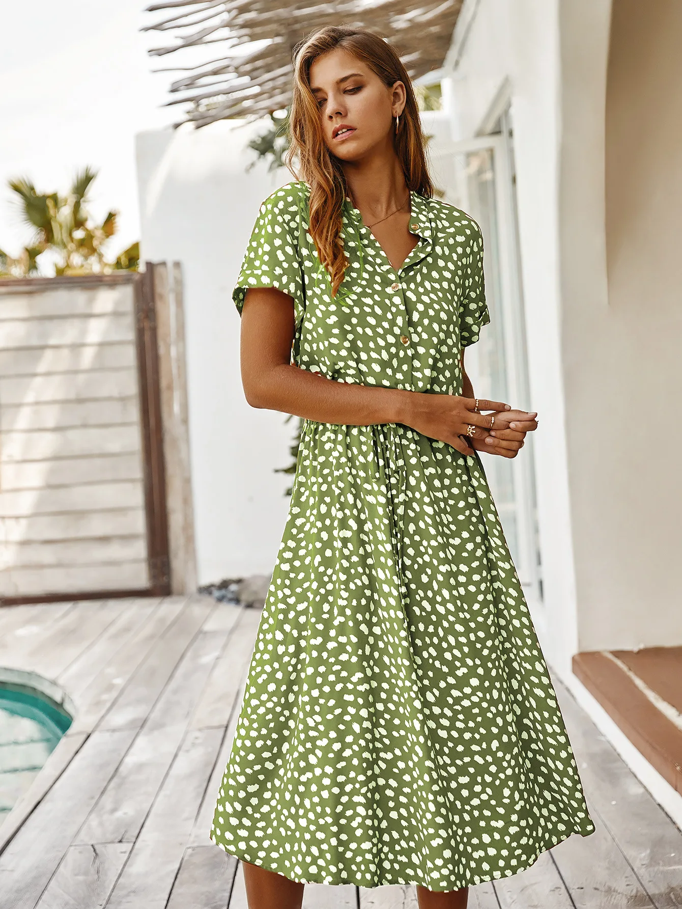 LUNA | Summer shirt-style dress