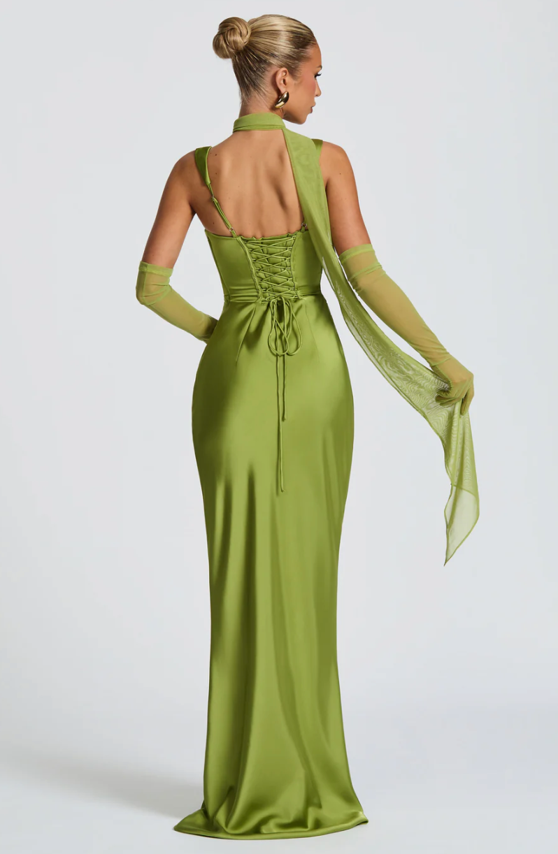 CALANTHE | Maxi Dress - Plum Brown