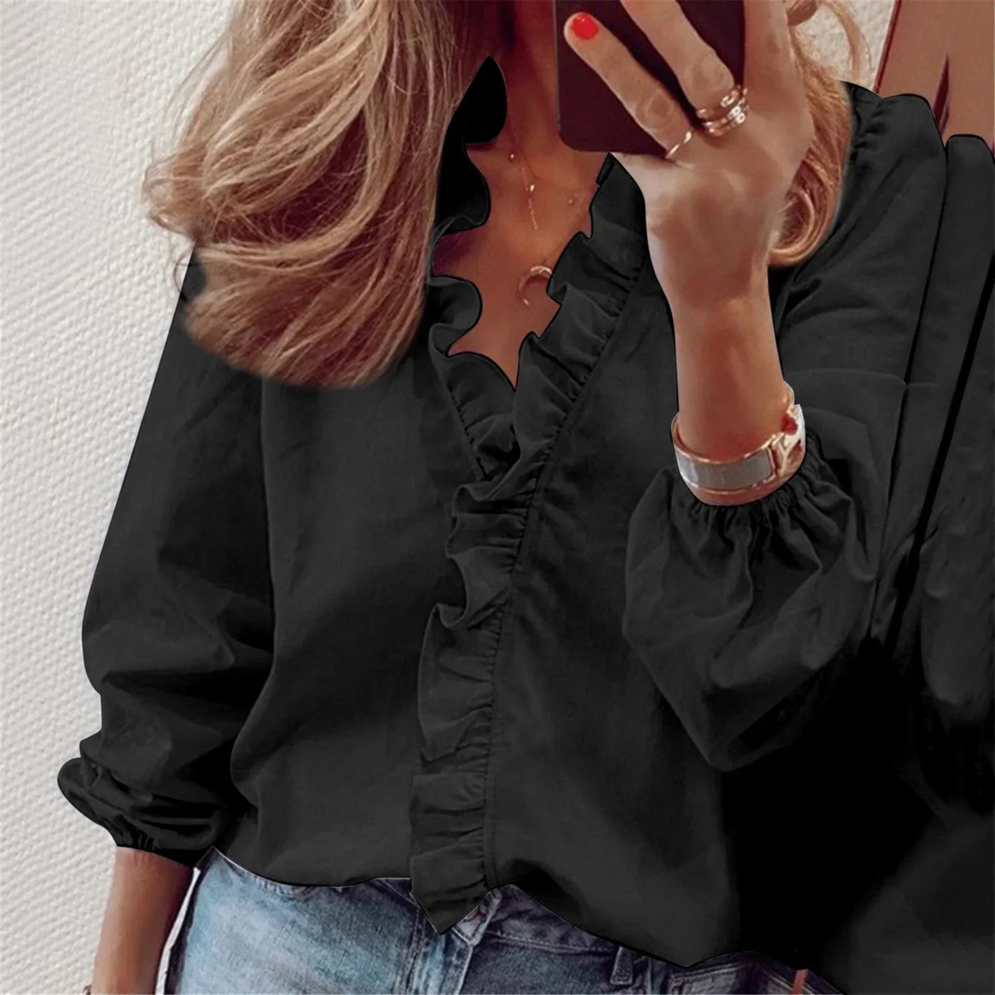 NORA | Ruffle Blouse