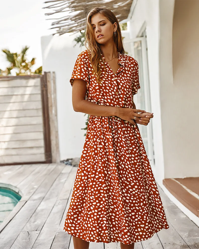 LUNA | Summer shirt-style dress