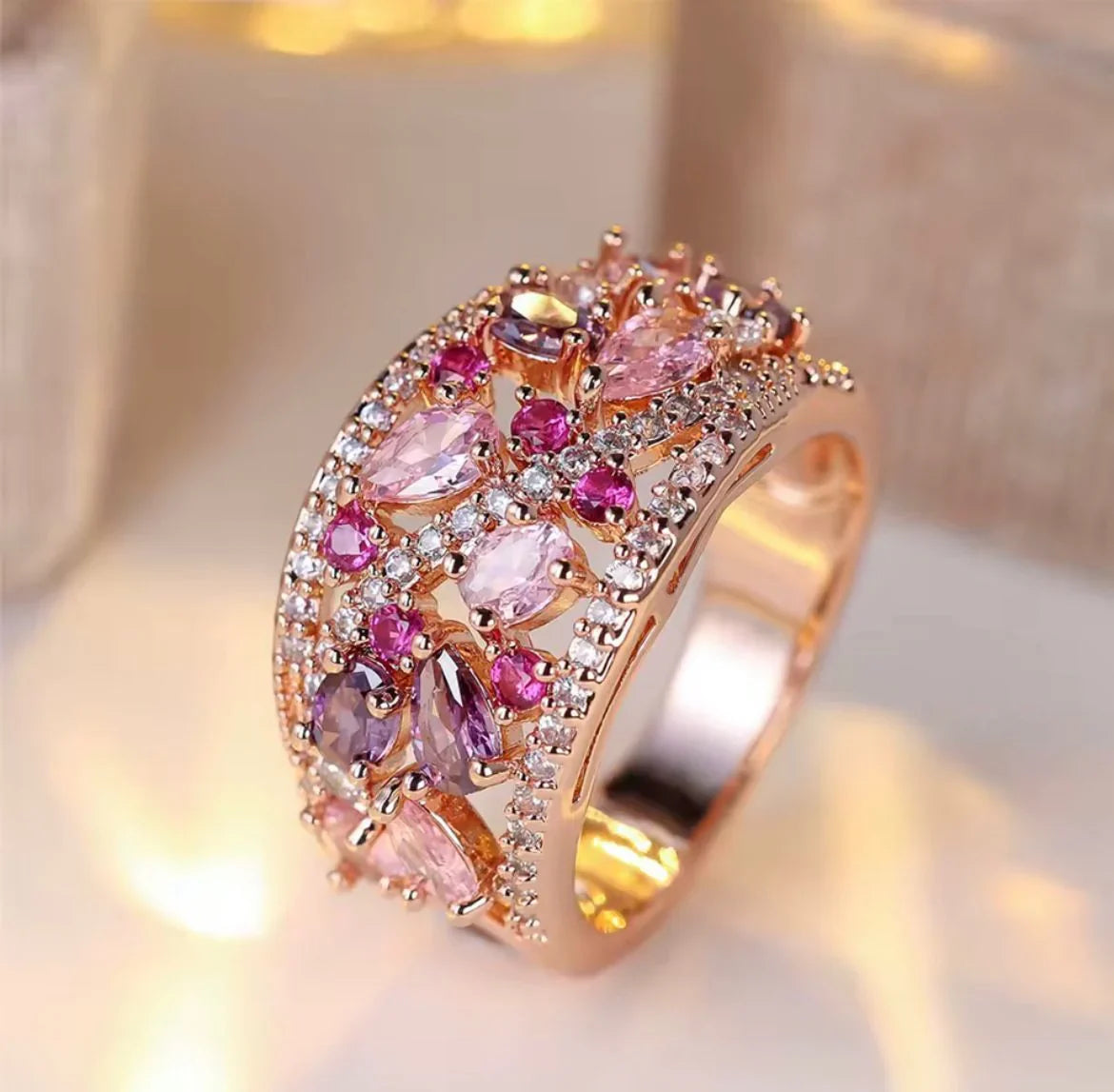 Wear the Hope Breast Cancer Awareness Classis Ring