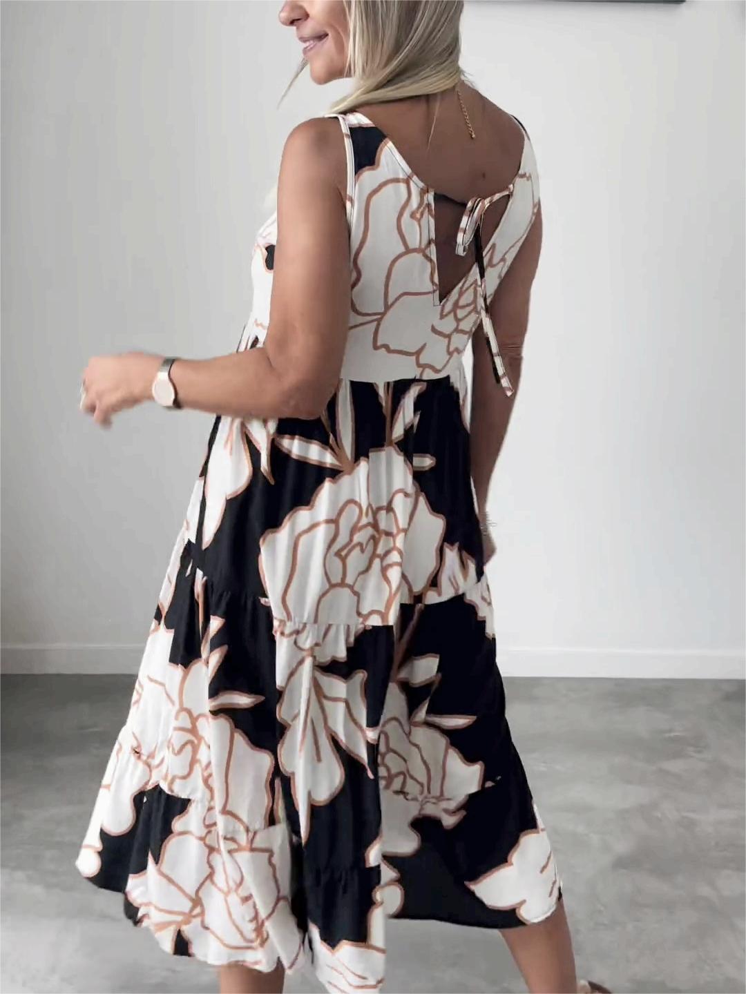 NADINE | Flowing floral print dress, perfect for everyday wear