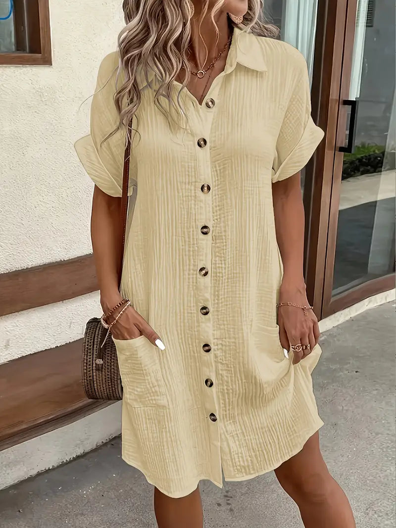 SOPHIE | Button-Up Shirt Dress