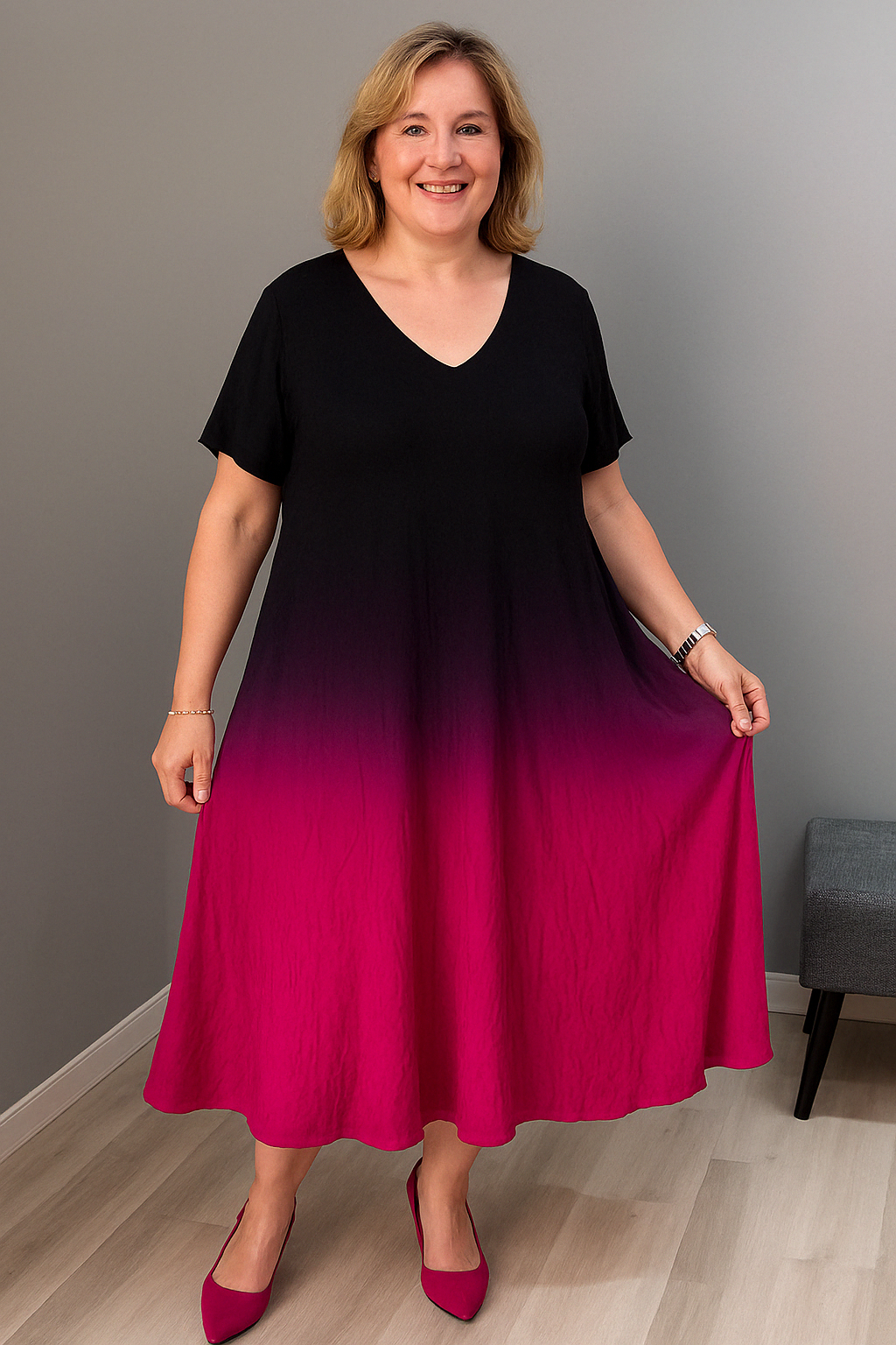 AMÉLIE | Elegant Dress – Flat Stomach Effect