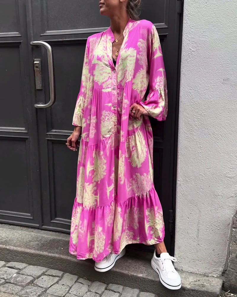 CHLOE | Elegant dress with a flowing cut