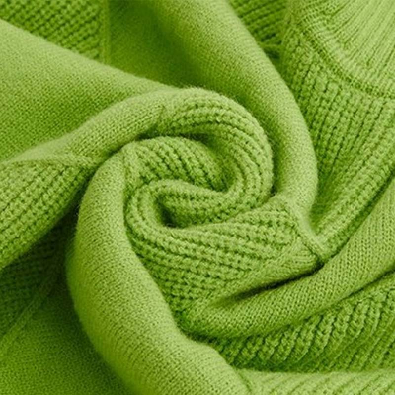 DENISE – Casual Solid Color Knit Sweater