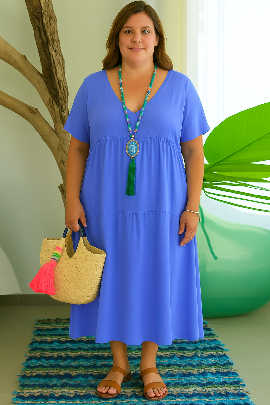 CAROLINE | Stomach-Flattering Dress