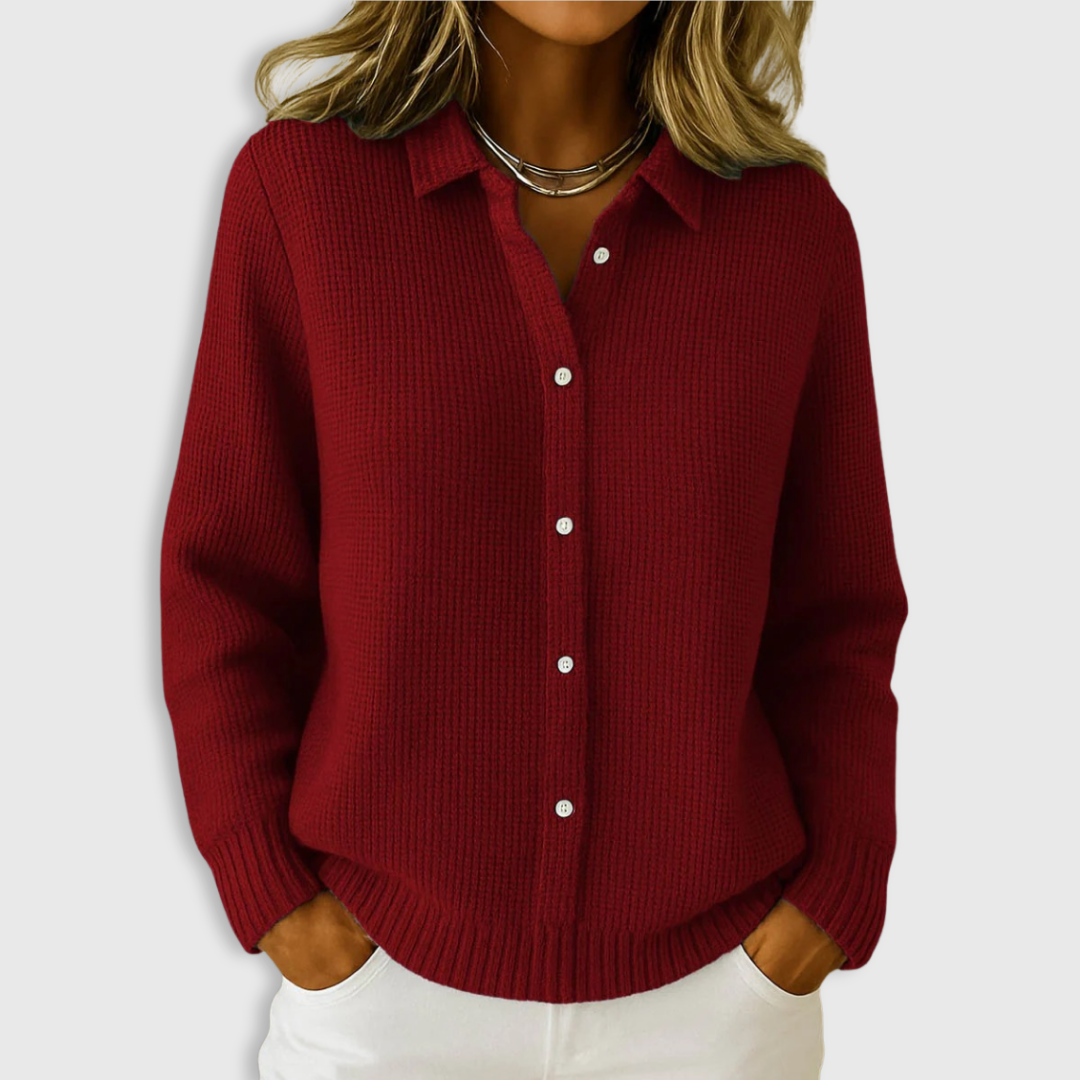 Classic Knit Button Cardigan
