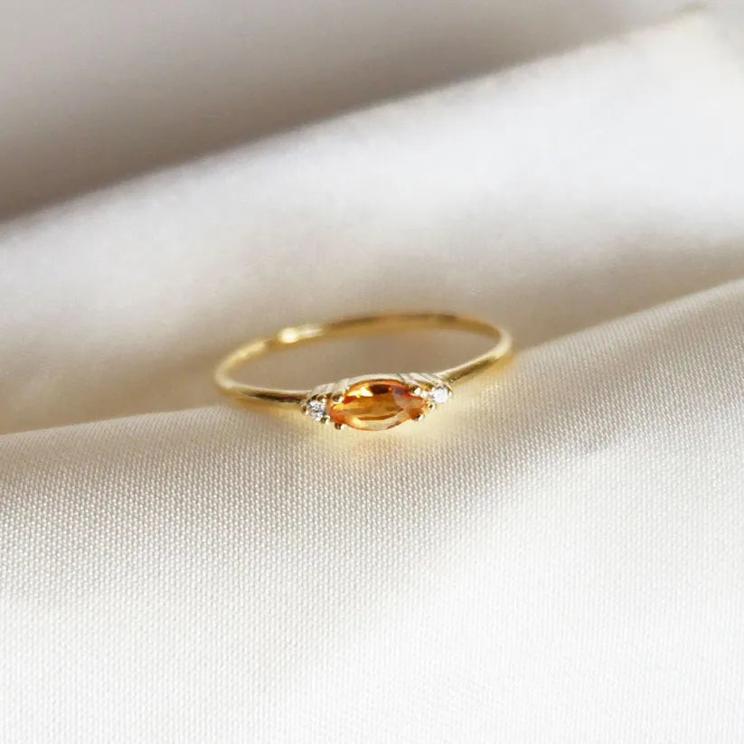 Kidney Cancer Awareness-Minimal Oval Cut Ring