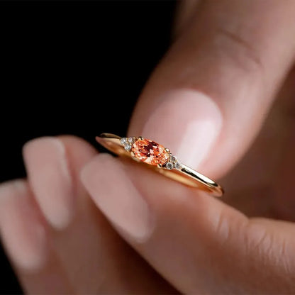 Kidney Cancer Awareness-Minimal Oval Cut Ring