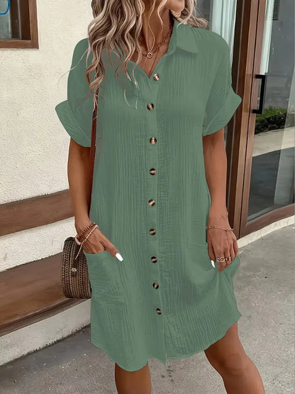 SOPHIE | Button-Up Shirt Dress