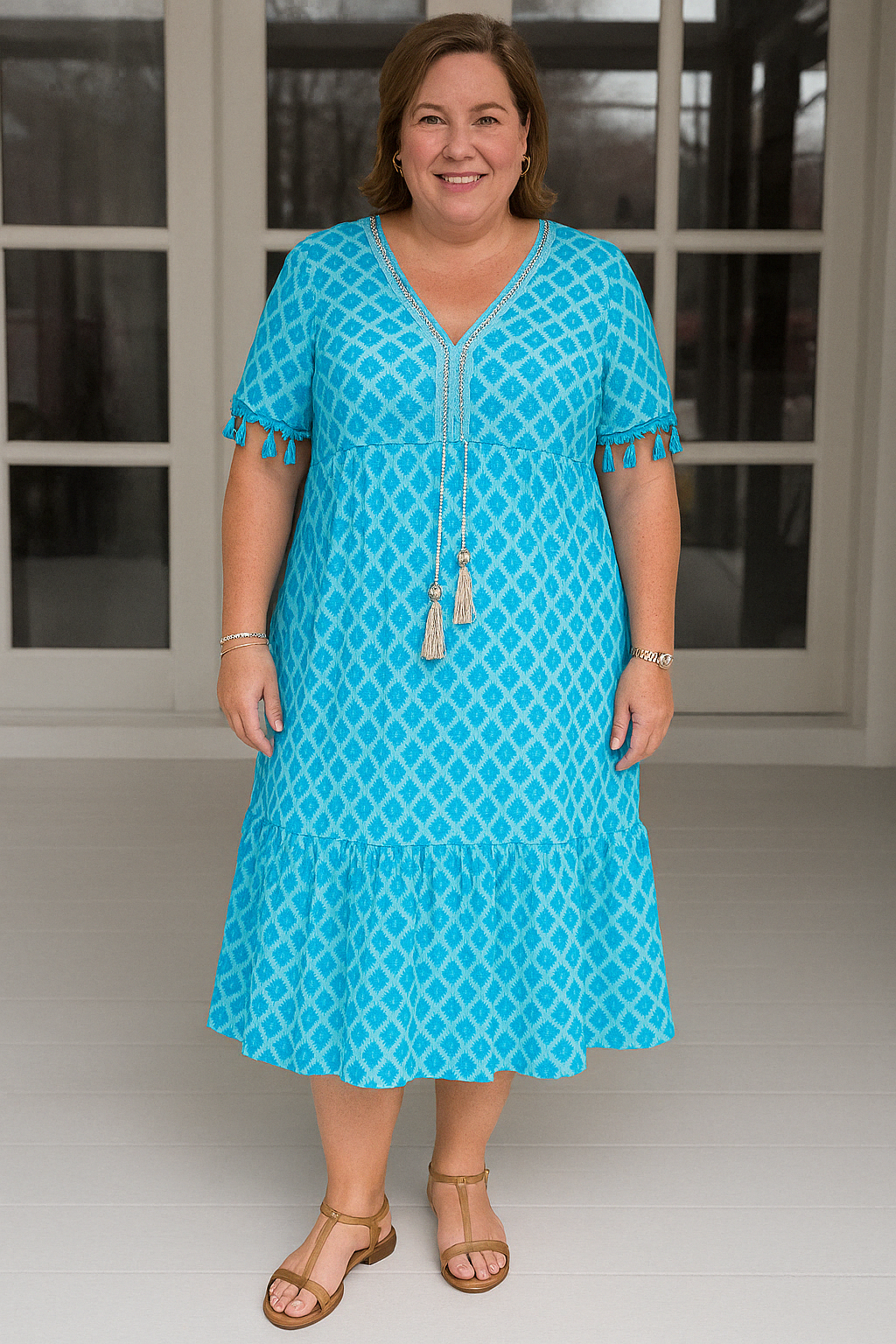 JULIETTE | Flattering V-Neck Dress