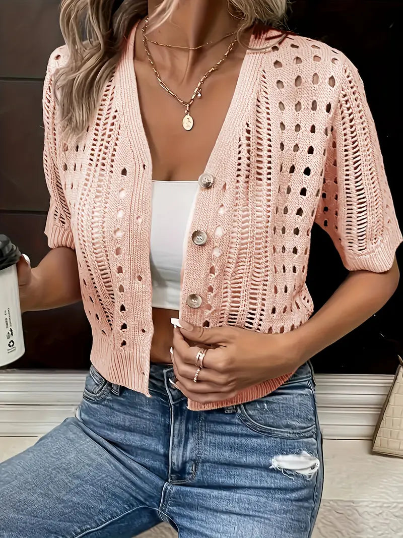 KRISTA | Cardigan with Button Front