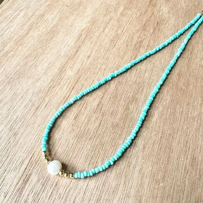 For Granddaughter - I am so proud of you freshwater pearl necklace