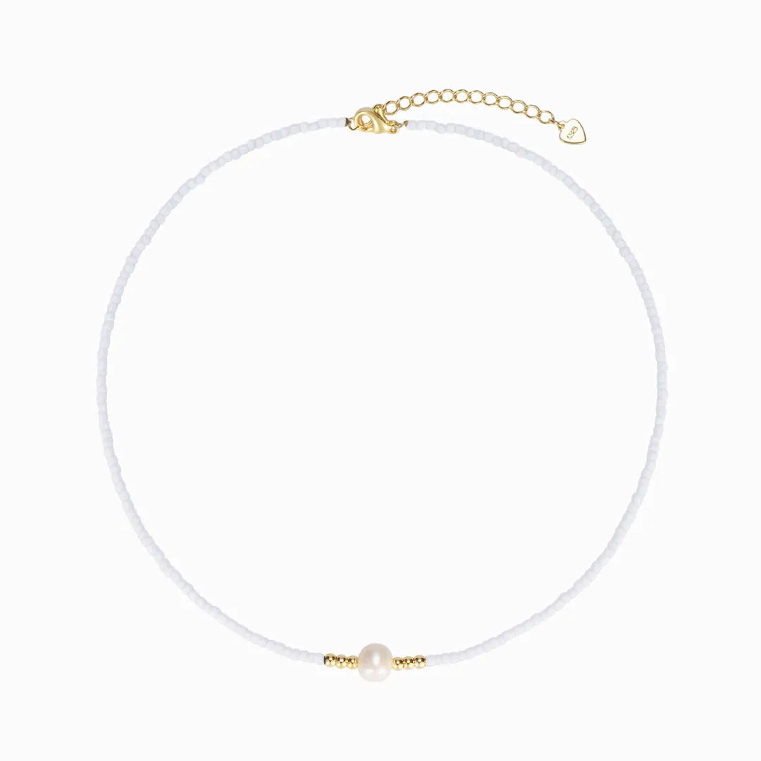 For Granddaughter - I am so proud of you freshwater pearl necklace