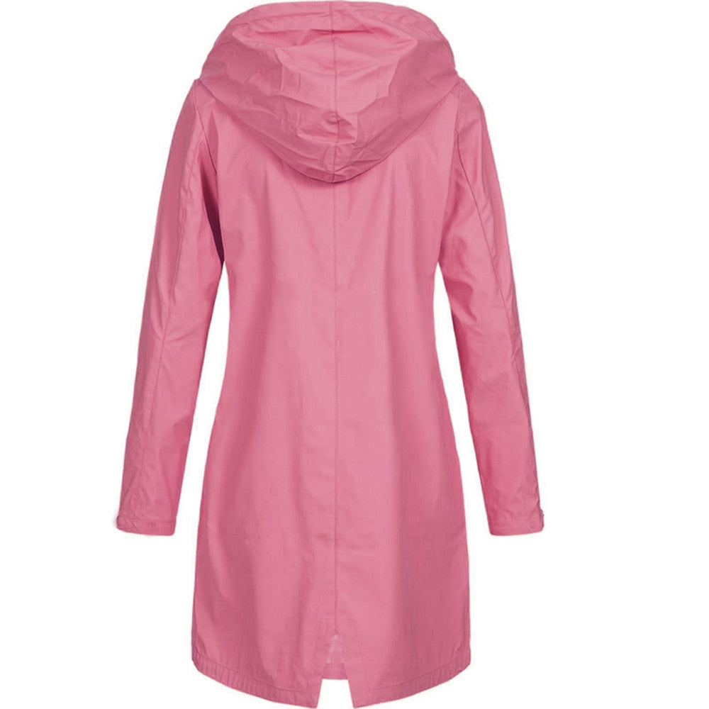 ROSAMUNDE | Women's Long Waterproof Raincoat