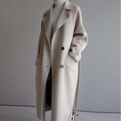 Elowen | Elegant Long Winter Coat for Women
