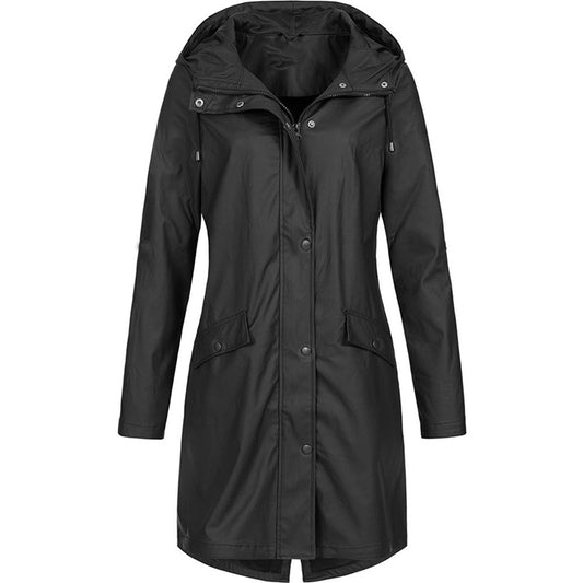 ROSAMUNDE | Women's Long Waterproof Raincoat