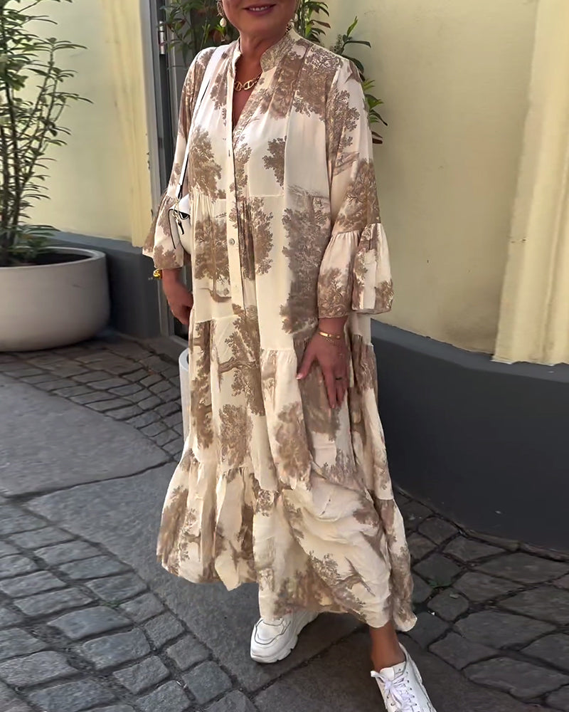 CHLOE | Elegant dress with a flowing cut