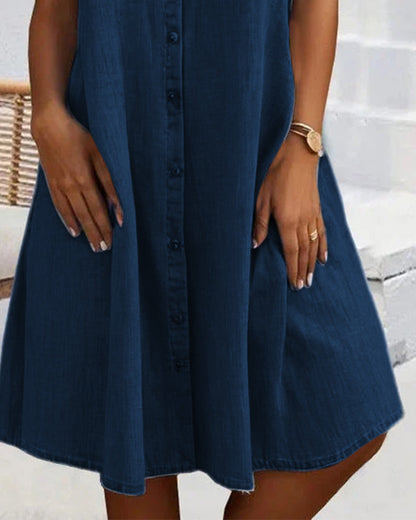 FLORE | Casual denim shirt dress
