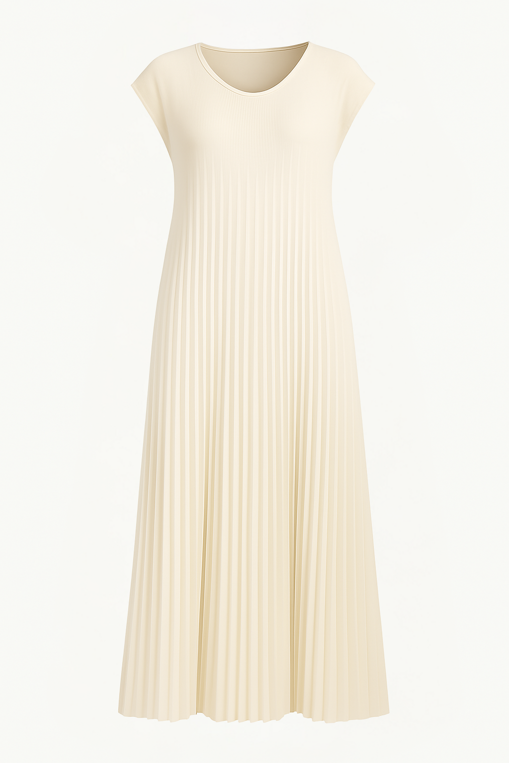 JADE | Pleated Dress – Flattering Stomach Cut