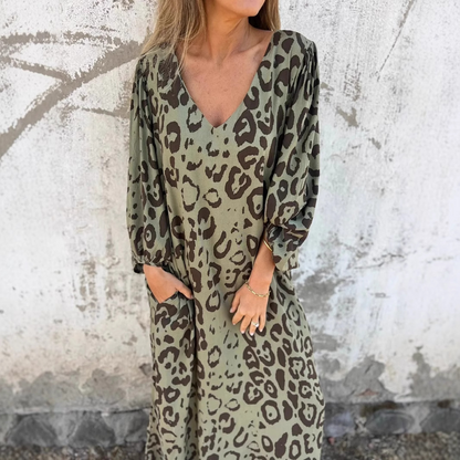 DENISE | Leopard Print Dress