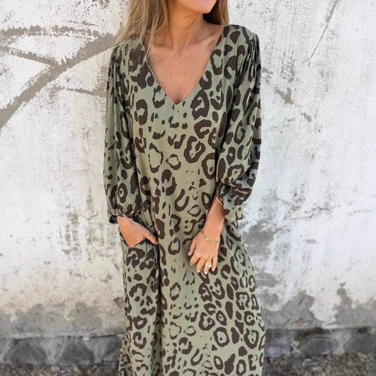 DENISE | Leopard Print Dress