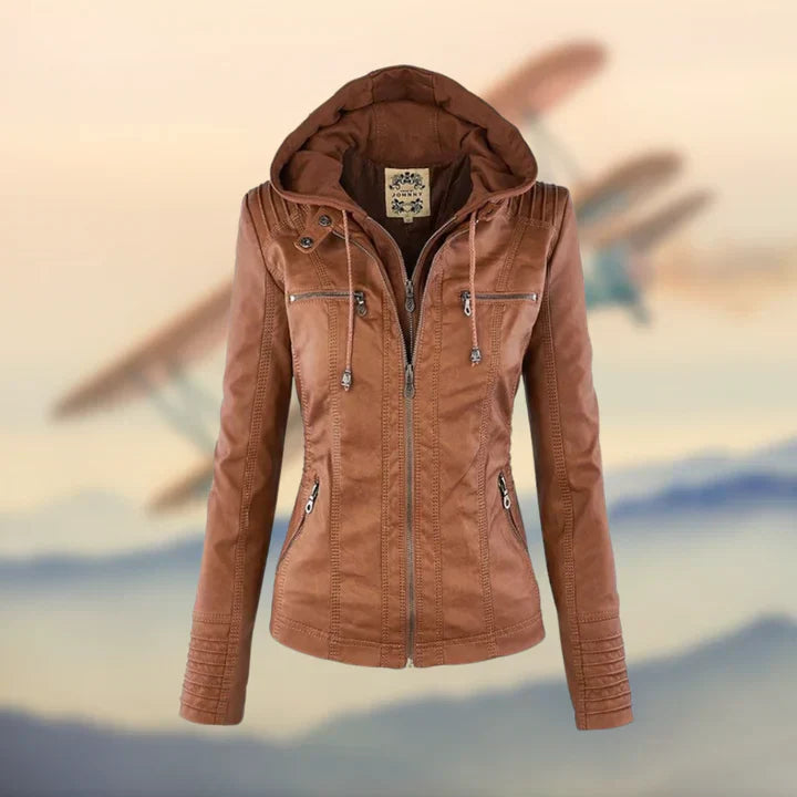 AMELIE | The Elegant and Unique Leather Jacket