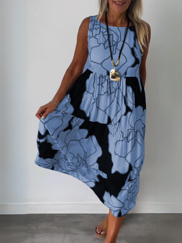 NADINE | Flowing floral print dress, perfect for everyday wear